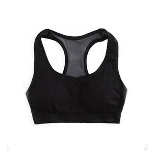 IMPROVEMENTS SPORTS Soutien-gorge de sport pour femme à maintien élevé, dos nageur croisé, rose, noir, gris, en Spandex sans couture, pour la gym - Product Image 5