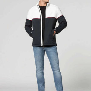 Nouvelle Veste Softshell Homme Hiver 2026 Coupe Slim Col Montant Logo Avant Écologique Imperméable en Gros à Vendre - Product Image 3