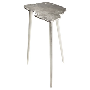 Elegante Mesa Auxiliar de Metal con Acabado Dorado, Mesa de Centro con Superficie Cuadrada para Decoración de Sala de Estar y Salón - Product Image 6