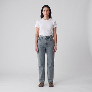 <b>Women</b> Washed Denim Pants <b>Button</b> Waist Casual <b>Jeans</b> Pants <b>Women's</b> Latest Mens <b>Jeans</b> Denim Pants Customized Style Wholesale - Product Image 1