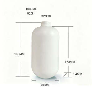 ขวดพลาสติกพิมพ์ลายซิลค์สกรีน ขนาด 32 ออนซ์ ผลิตจากพลาสติก HDPE สีธรรมชาติ พร้อมหัวปั๊มแบบกลม ขนาดคอขวด 32-410 - Product Image 4