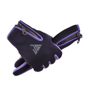 Gants de course tactiles pour hommes et femmes, gants thermiques d'hiver pour le cyclisme et la course en plein air, antidérapants en silicone, chauds et fins pour le froid - Product Image 3