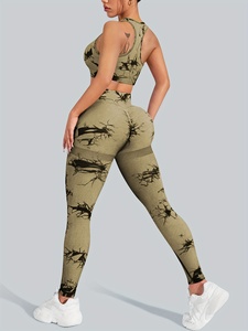 Conjunto de Yoga de 2 Piezas para Mujer, Ropa Deportiva, Ajuste Cómodo, Conjunto de Ejercicio de Yoga de Dos Piezas, Ropa de Yoga Elástica de Alto Rendimiento - Product Image 4