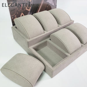 Petit présentoir pour 6 montres, présentoir simple pour montres, support de montre élégant, sur mesure - Product Image 4