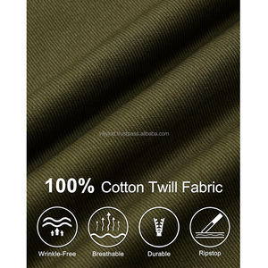 Pantalon cargo confortable pour homme, décontracté, athlétique, en coton, coupe ample et droite, par VIKY INDUSTRIES - Product Image 6