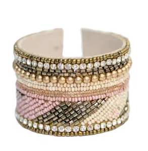 Bracelet manchette épais en résine colorée effet écaille de tortue pour femme - Product Image 3