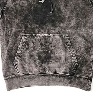 Sudadera con Capucha para Hombre, Lavado Ácido, 100% Algodón, Forro Polar, Estilo Casual, Corte Holgado, Sudadera de Invierno con Cuentas, Estilo Urbano - Product Image 6