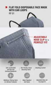 Respirador Facial Desechable FFP1S con Orejeras - Product Image 2