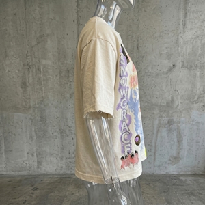 เสื้อยืดโอเวอร์ไซส์พิมพ์ลาย Snow Grace สำหรับผู้ชาย แขนสั้น สไตล์ไฮสตรีท ผ้าฝ้าย 100% คอกลม ระบายอากาศได้ดี เป็นมิตรกับสิ่งแวดล้อม น้ำหนัก 280 กรัม - Product Image 3