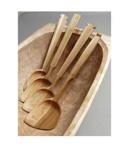 Juego de Cucharas de Cocina de Madera Natural para Sartenes Antiadherentes — Duraderas, Aptas para Alimentos, Regalo Ideal para la Cocina - Product Image 6