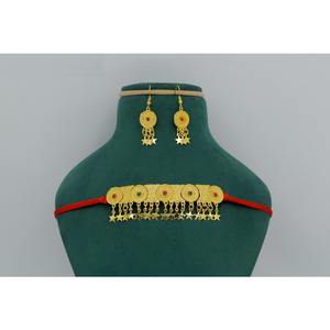 Martasha Designer Islamic Ramadan Special Goldplated UAE Jewellery Special Dubai Jewellery <b>Necklace</b> Earring Set <b>Arabic</b> Jewelry - Product Image 3