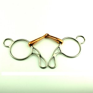 Bocados de acero inoxidable de alta calidad, personalizados y de color, para montar a caballo, con anillas sueltas, disponibles para caballos de todas las edades. - Product Image 2