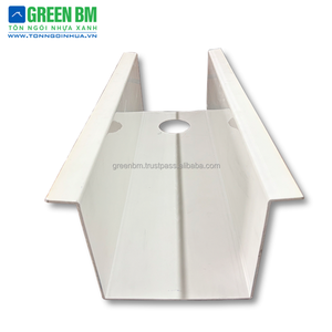 Gouttières en PVC plastique industrielles en forme de trapèze en U pour toitures, fabriquées au Vietnam, prix fabricant - Product Image 6