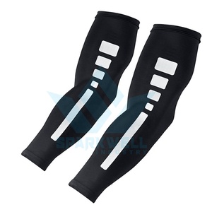 Manchons de compression SPARKWELL INDUSTRIES grande taille avec impression réfléchissante, protection anti-UV, en Spandex/Polyester pour le cyclisme et la course à pied - Product Image 4
