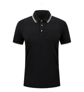 Polo à col personnalisé OEM, sensation de fraîcheur estivale, respirant, tendance, pour hommes, séchage rapide, manches courtes. - Product Image 4