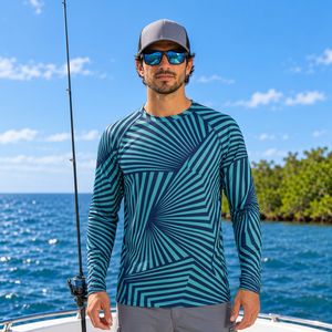 Camiseta y Jersey de Pesca Personalizados de Manga Larga, 140 g/m², Corte Atlético, Impermeables, UPF 50+, de Secado Rápido para Organizadores de Torneos - Product Image 4