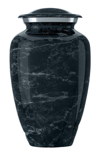 Hermosa Urna Funeraria Clásica Negra Antigua para Cenizas de Adultos, Urna de Metal para Cremación, Estilo Americano/Europeo - Product Image 5