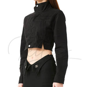 Vestes courtes à fermeture éclair intégrale de haute qualité pour femmes, légères, respirantes, décontractées, nouveau design, veste bomber pour femmes - Product Image 5