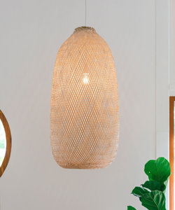Jumbo Handwoven Bamboo Pendant Lamp Extra Large Boho Lighting Natural Wicker <b>Ceiling</b> Light Home <b>Decor</b> Supplier Manufacturer - Product Image 1