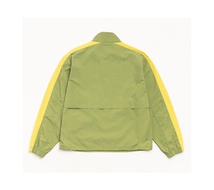 Custom Men's Lightweight <b>Track</b> <b>Jacket</b> Contrast Sleeves Paneled Nylon Windbreaker Streetwear Sportswear Zip Up <b>Jacket</b> - Product Image 2