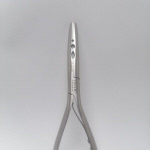 Pinzas para Extensiones de Cabello de Acero Inoxidable con Logotipo Personalizado al por Mayor, con Estuche de Cuero PU, Herramienta Profesional para Salón de Belleza - Product Image 6