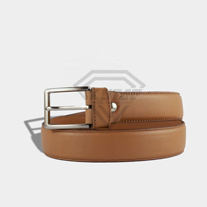 Custom Manufacturer Genuine Leather <b>Belt</b> Men Wholesale Classic Light Brown <b>Waist</b> Strap Premium <b>Tan</b> Cowhide Dress <b>Belts</b> Bulk - Product Image 2