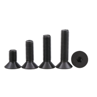 Vis à six pans creux à tête plate DIN7991 boulons Allen CSK entièrement filetés en acier 10.9 de qualité oxyde noir