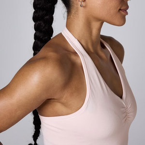 Chaleco Deportivo Ligero para Mujer, sin Espalda, para Gimnasio, Fitness, Ajustado, Compresión, Spandex, Elastano, 180 Gsm - Product Image 3