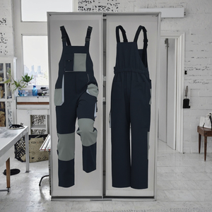 2026 Safety Wear Resistant Breathable Construction Work <b>Bib</b> Pants with Multi Pockets <b>Men</b> Workwear Trousers - Product Image 4
