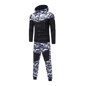 Men's Color Blocking Tracksuit Set Full Sleeve Zipper Closure Breathable Casual Style Autumn Wear Regular Fit Polyester Material - Product Image 6