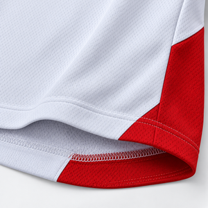 Ensemble de maillots de basket-ball SINEWY blanc et rouge 23, sublimé, respirant, unisexe, vêtements d'équipe pour adultes - Product Image 5