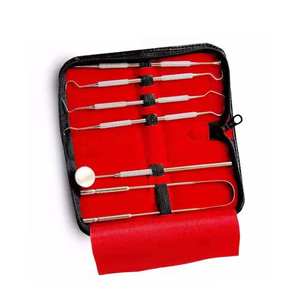 Kit d'hygiène dentaire 2026 avec instruments manuels, gratte-tartre et outils en acier pour l'élimination du tartre, certifié CE ISO par Grip Surgical - Product Image 2