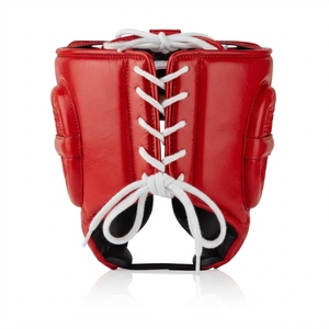 Protège-tête d'entraînement de boxe pour hommes, équipement de sport léger et protecteur avec couverture rembourrée pour le front et les joues, fermeture réglable - Product Image 2