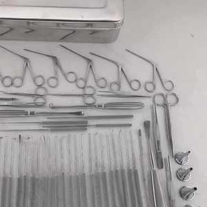 Juego de 60 Piezas para Timpanoplastia, Acero Inoxidable de Primera Calidad, Manual, Reutilizable, Kit de Herramientas Quirúrgicas para Microcirugía de Oído, Dentavex Clase I CE - Product Image 2