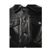 OEM Meistverkaufte Maßgefertigte Unisex Lammfell-Lederjacke Hohe Qualität Niedrige Mindestbestellmenge Übergrößen Premium-Qualität Formelle Beschichtete Jacke