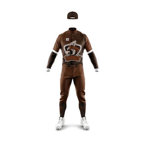 Tenues de baseball professionnelles de haute qualité, respirantes, imprimées, service OEM en gros, couleurs et tailles personnalisées - Product Image 1