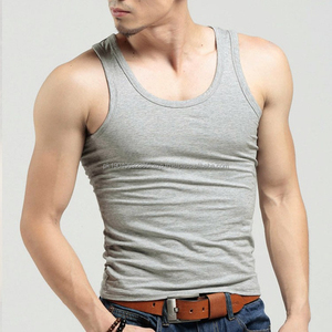 Débardeur pour homme de haute qualité, en coton respirant et durable, à séchage rapide, design OEM, prix bas, tendance, sans manches - Product Image 4