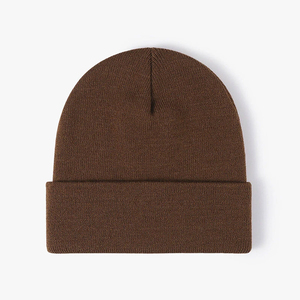 Gorro de Punto Blanco, Gorro de Invierno Acanalado, Unisex, Suave, Cálido, Elástico, Gorro Liso, Logotipo Personalizado, Proveedor OEM - Product Image 3