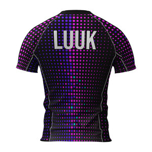 Camiseta de Compresión Sublimada de Manga Corta para Entrenamiento, Personalizable, Transpirable y Elástica, para Gimnasios y Clubes Deportivos - Product Image 2