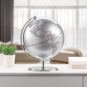 Globe terrestre décoratif moderne pour bureau et maison, idéal pour l'étude de la géographie, à prix avantageux - Product Image 4