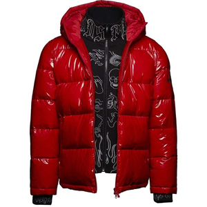 Custom Men's New Style Outdoor Sports <b>Running</b> <b>Jacket</b> Warm Waterproof Breathable Quick Dry Bubble Hood <b>Reflective</b> Zipper Closure - Product Image 5