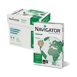 Fournisseur de papier copie de qualité supérieure Navigator Universal A4 80 g/m², emballé pour les fournisseurs de bureaux et les marchés d'achat en gros - Product Image 1