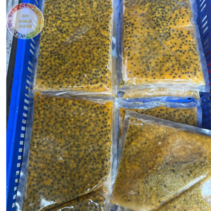 Pulpe de fruit de la passion congelée du Vietnam, IQF, en forme de boule, préservée par l'eau, jus tropical, export en vrac, meilleur prix pour la vente en gros - Product Image 1