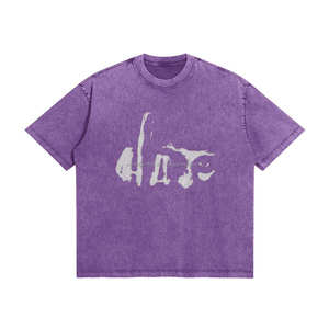 Custom Logo 300GSM Streetwear Hip Hop <b>Box</b> Cut Heavyweight Cropped T-Shirt <b>Canvas</b> Oversized Regular Fit Men - Product Image 2