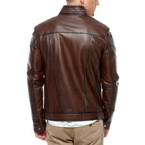 Wholesale Price Customized Genuine Cowhide <b>Men</b> <b>Leather</b> <b>Jackets</b> For Biker Top Trending Product Outdoor Use <b>jacket</b> for <b>men</b> - Product Image 5