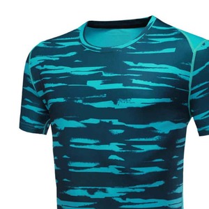 Camisetas Casuales de Cuello Redondo para Hombre ELIXE SPORTS al por Mayor, de Alta Calidad, Lisas, con Logotipo Frontal Impreso Digitalmente, Corte Regular - Product Image 3