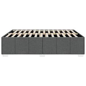 Cadre de lit en tissu gris foncé - Product Image 5