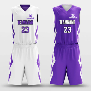 Uniforme de Baloncesto Reversible de Diseño Premium, Hecho con 100% Poliéster de Secado Rápido y Transpirable, que Garantiza Comodidad y Larga Duración - Product Image 1