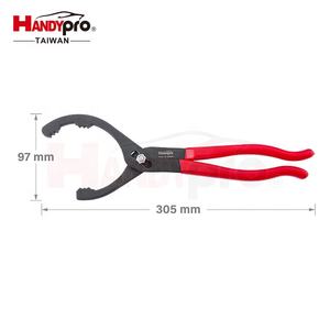 HANDYPRO <b>Oil</b> <b>Filter</b> <b>Wrench</b> 12" S45C Material Red Color Vehicle Repair Tool - Product Image 6