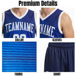 Ensemble d'uniformes de basketball professionnels pour hommes, maillot et short de basketball par sublimation, respirant, pour les matchs et les tenues d'équipe - Product Image 5
